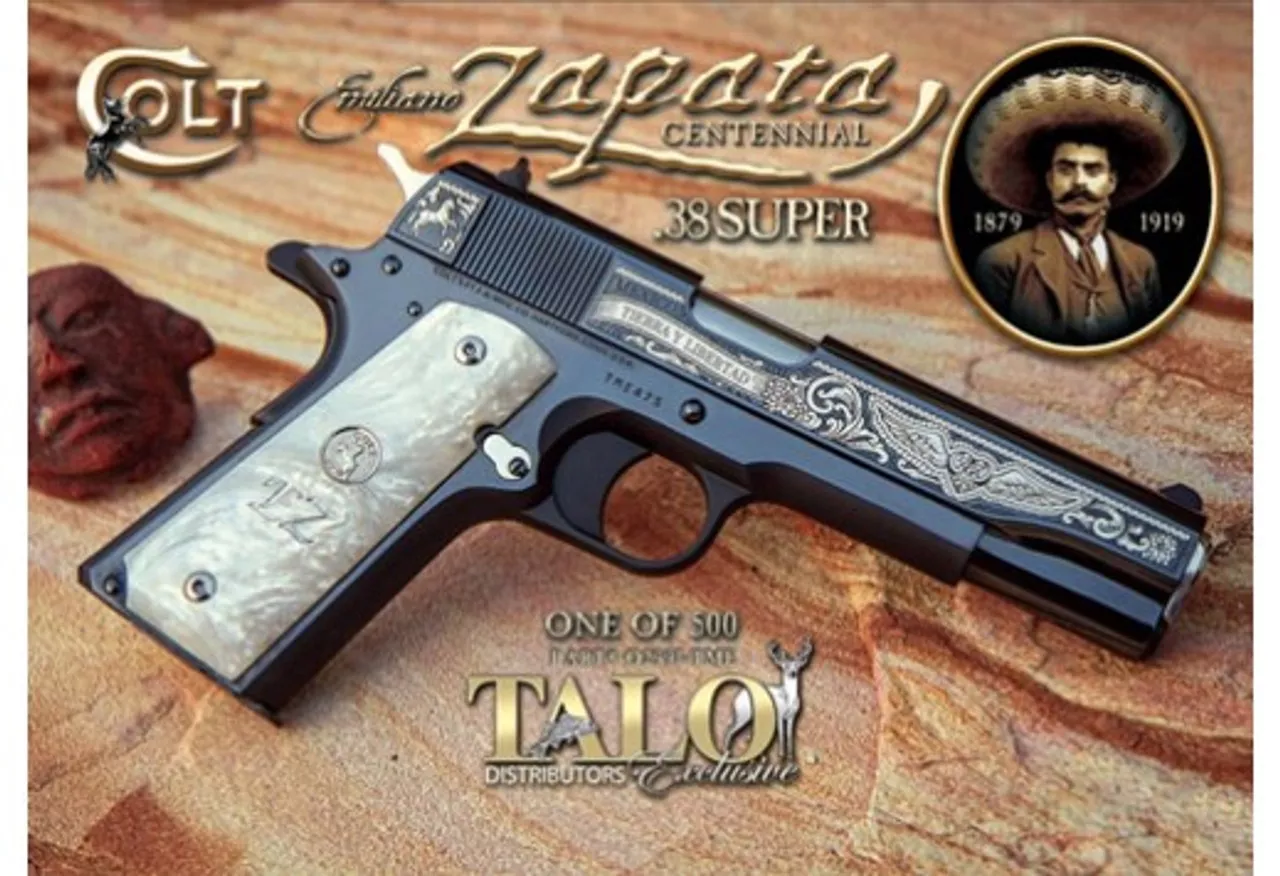 Colt 1911 Emiliano Special .38 Super 5″ Barrel 1 of 500 Limited TALO Edition