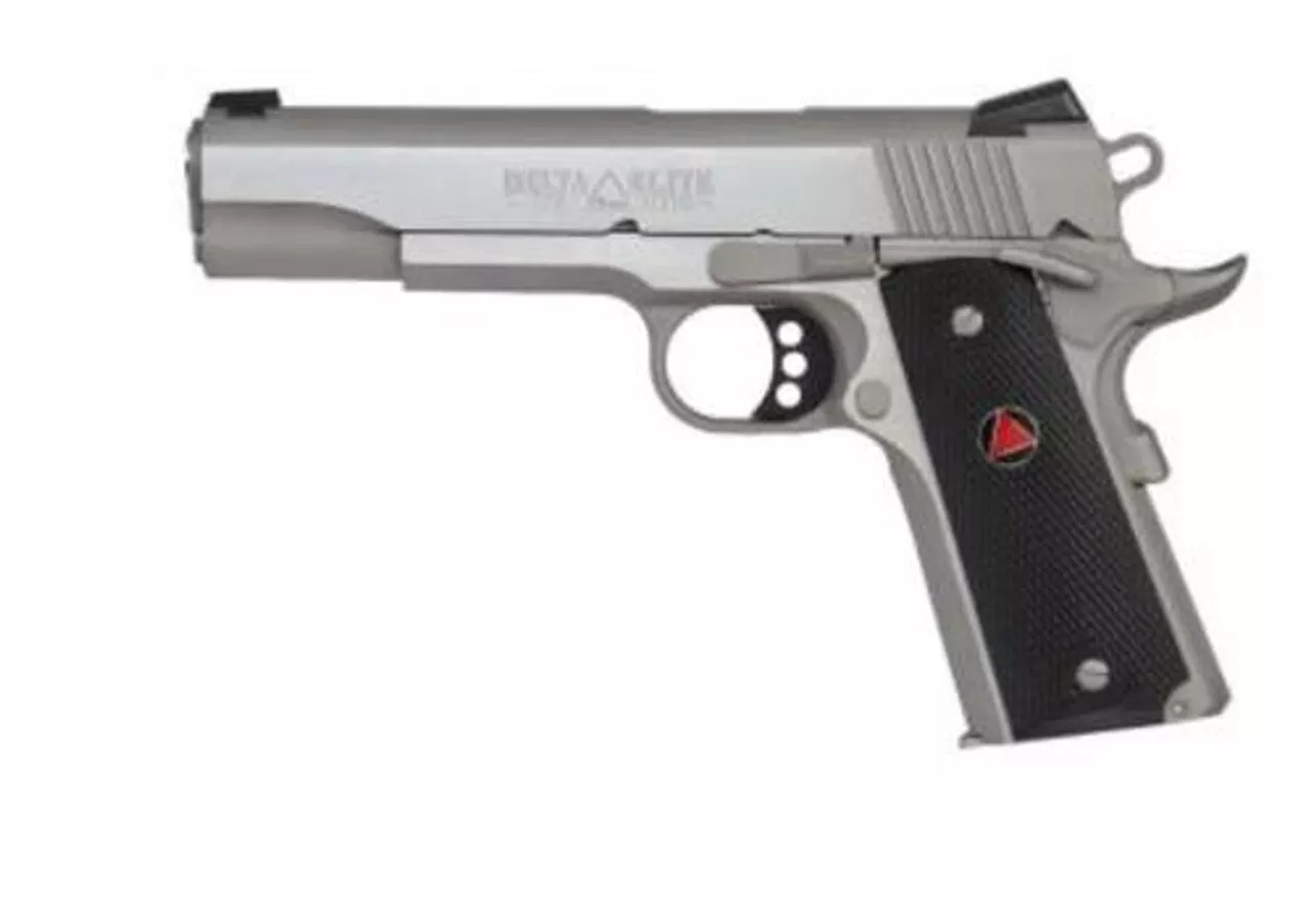 Colt Delta Elite 10mm 5″ Barrel SS Composite Grips, Delta Medallions 8 Rd Mag