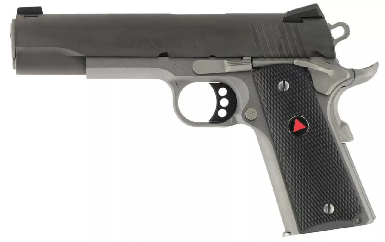 Colt Delta Elite 10MM, 5″ Barrel Two-tone, Grips with Delta Medallions, 8Rd Mag