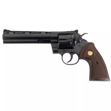 Colt Python 357 Magnum Revolver 6" Blued Barrel 6 Round Walnut Grip