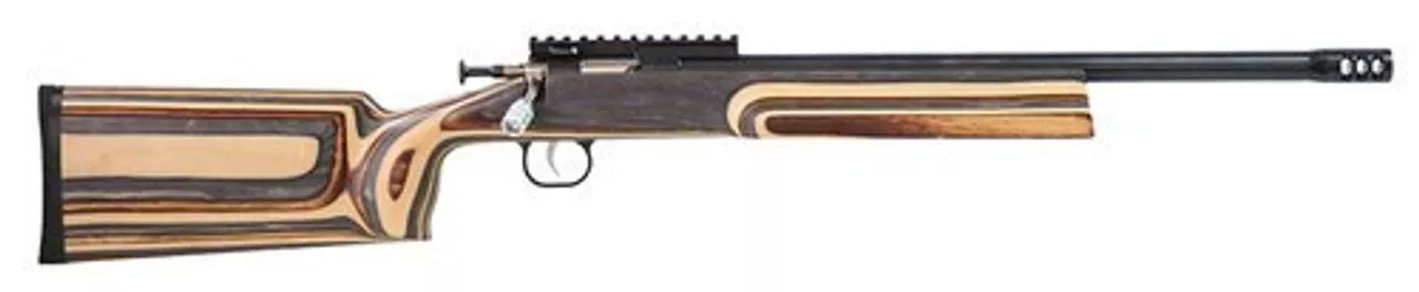 Cricket XBR 22LR, Birch, Blued, Muzzlebreak