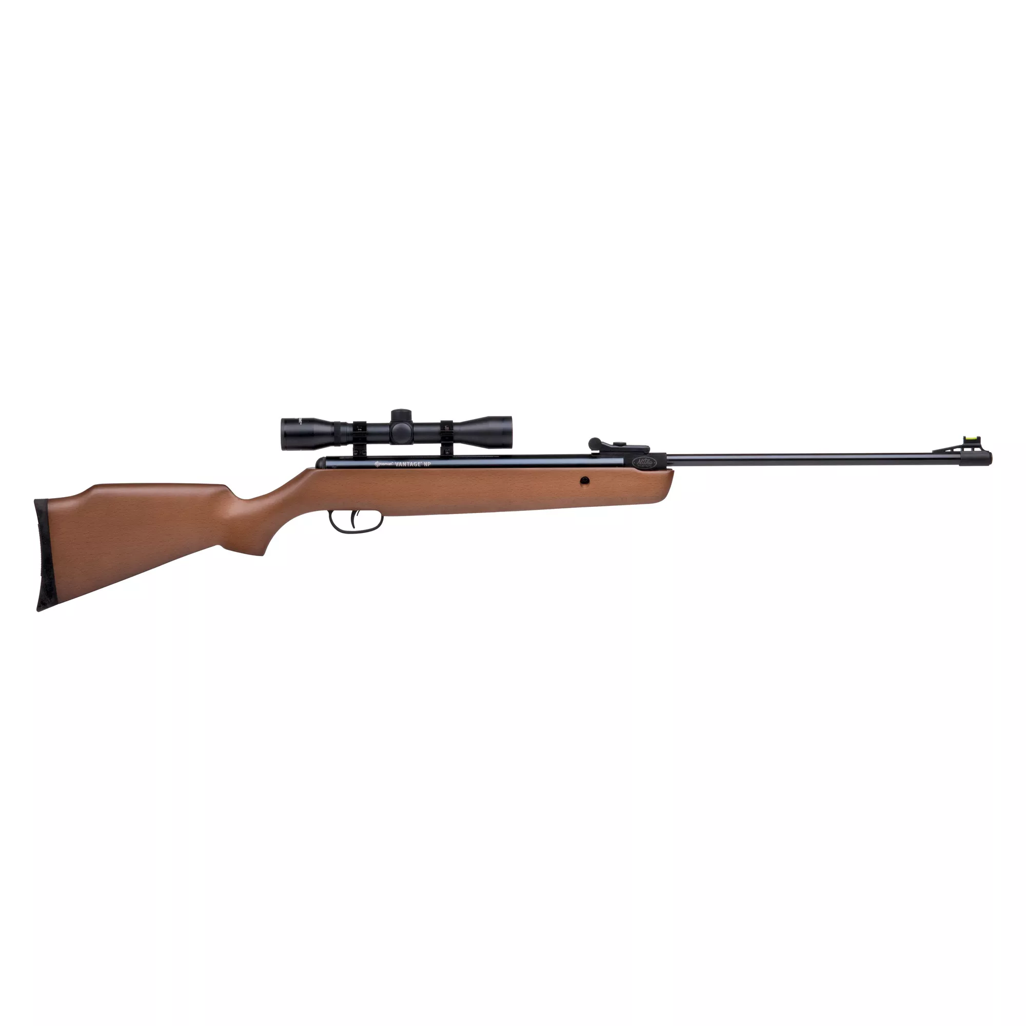 Crosman 30021 Vantage NP Air Rifle Nitrogen Piston 177 1rd Shot Black Black Receiver Hardwood Scope 4x32mm