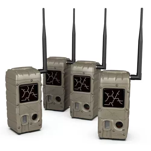 Cuddeback 11469 Power House 4 Pack Trail Camera 20 MP Brown