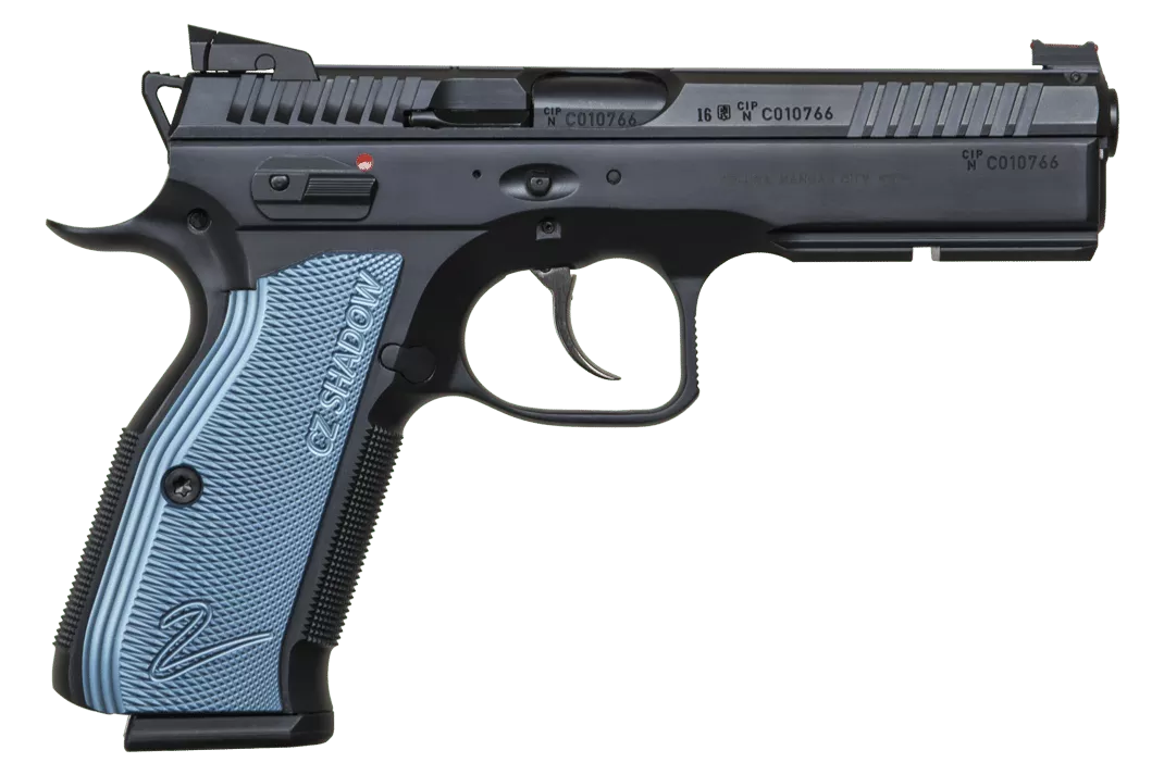 CZ 75 Shadow 2 Black & Blue 9mm Pistol