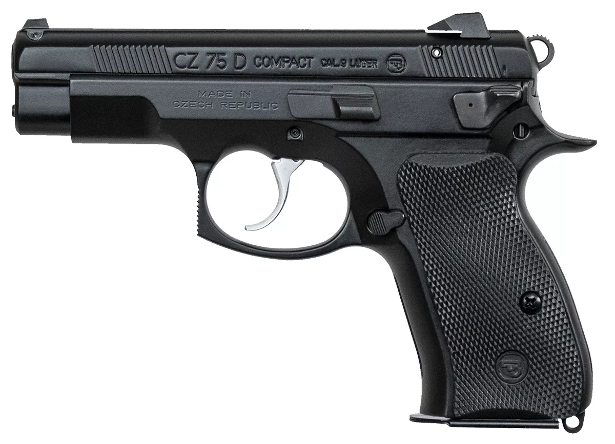 CZ 75D PCR Compact 9mm Pistol with 10 Round Magazines- California Compliant