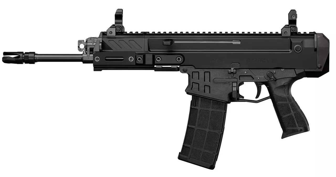 CZ Bren 2 MS Semi Auto Pistol 5.56/.223, 8.26″ Barrel, Folding Sights, Black, 30rd