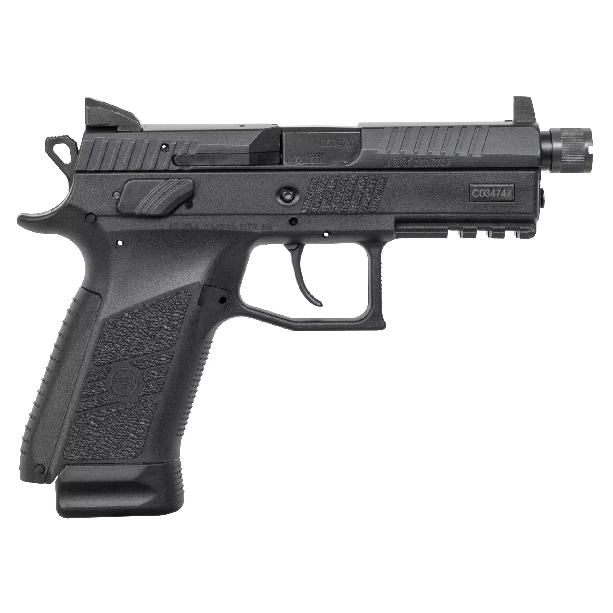 CZ P-07 SUPP-RDY 9MM 4.36” BLK 17RD
