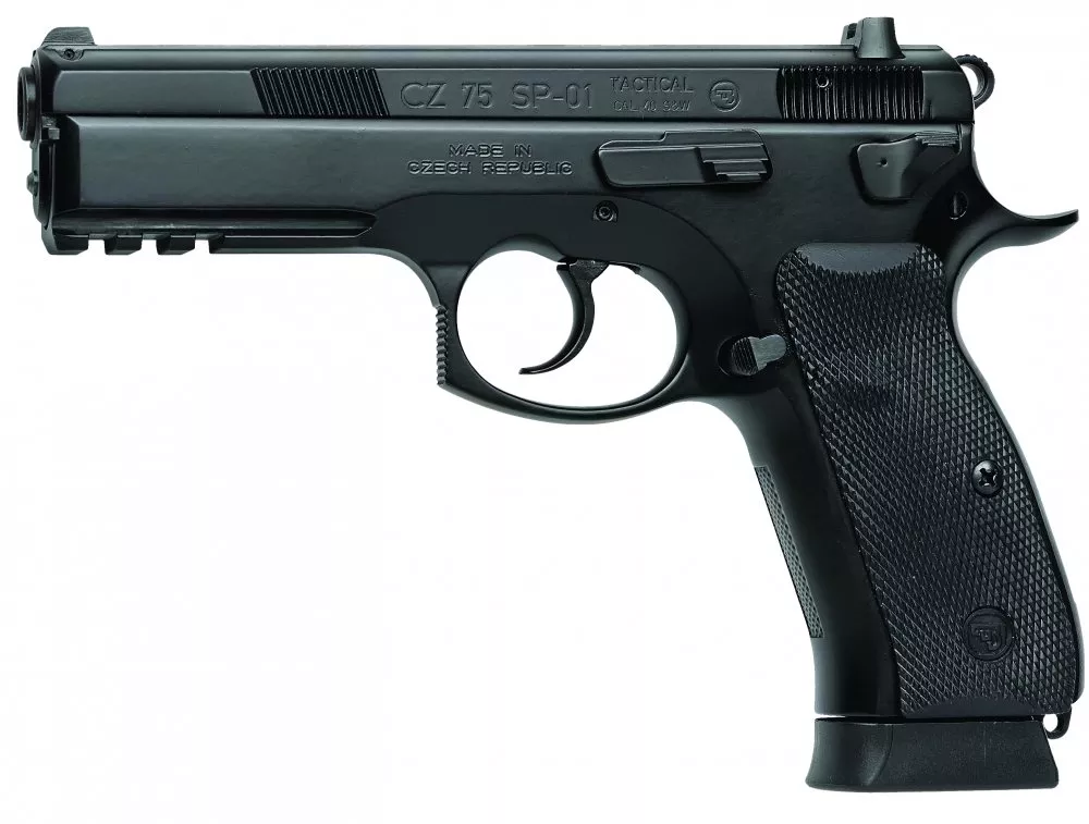 CZ-USA 91153 CZ 75 SP-01 Tactical 18+1 9mm 4.6″