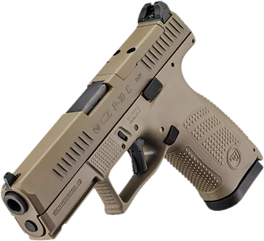 CZ-USA 91577 P-10 C Compact 9mm 15+1 4.02" BBL Flat Dark Earth Polymer