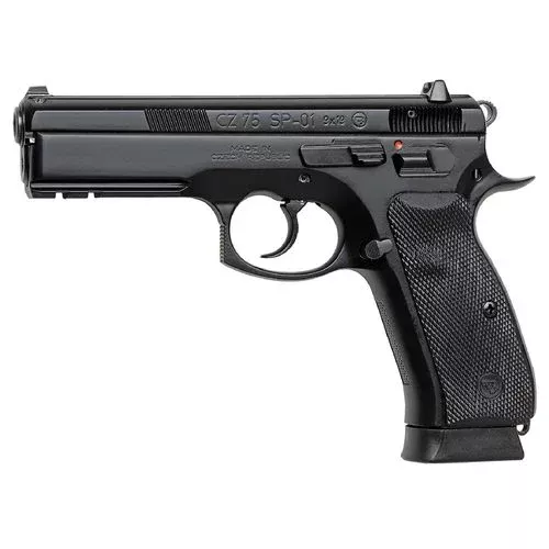 CZ-USA CZ 75 SP-01 9mm 18+1 4.6″ Pistol – Manual Safety