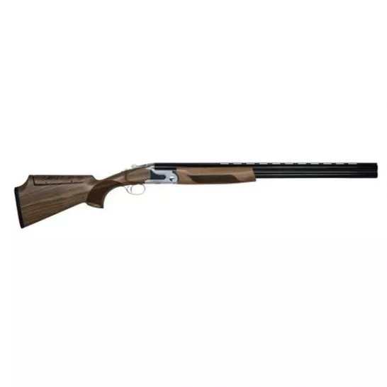 CZ-USA SCTP Southpaw Sterling 28″ 12 Gauge Shotgun 3″ Over Under, 2-Tone Satin and Gloss Chrome – 06490