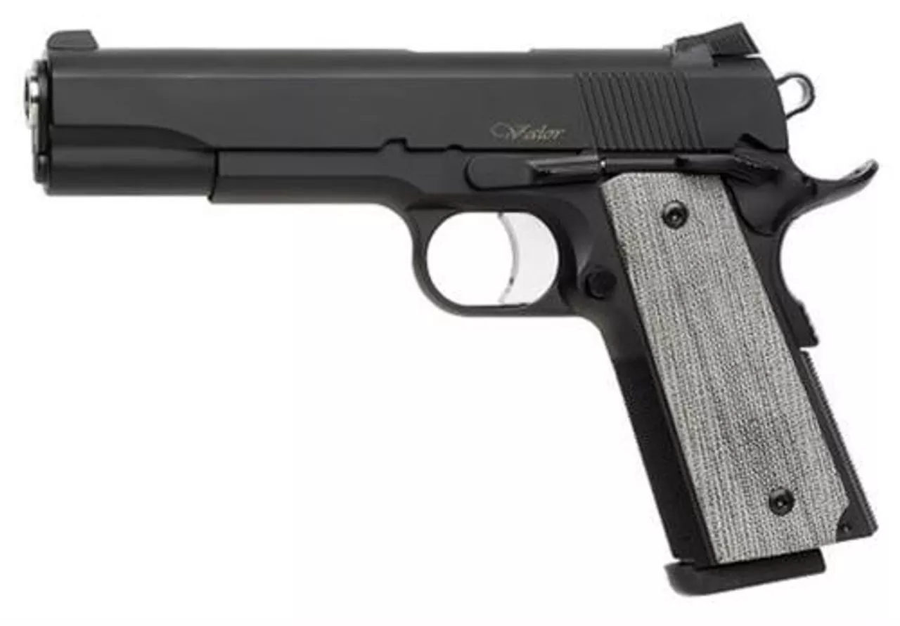 Dan Wesson Valor 1911 45 ACP 5″ Barrel Black Ceramic Coating VZ grips, Night Sights