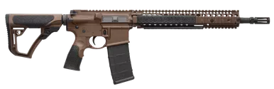 Daniel Defense DDM4 M4A1 Rifle 5.56x45mm NATO 14.5" 10+1 Brown Cerakote Stock