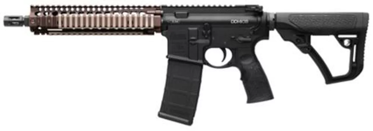 Daniel Defense MK18 SBR 5.56 10.3″ Barrel Flat Dark Earth RISII MK18 Handguard 30 Rd Mag, All NFA Rules Apply