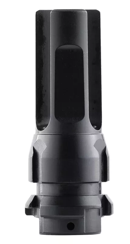 Dead Air DA302 Flash Hider Black with 5/8″-24 tpi Threads & 2.70″ OAL for 7.62mm Sandman Series, KeyMod Equipped Nomad-30 & Primal Suppressors