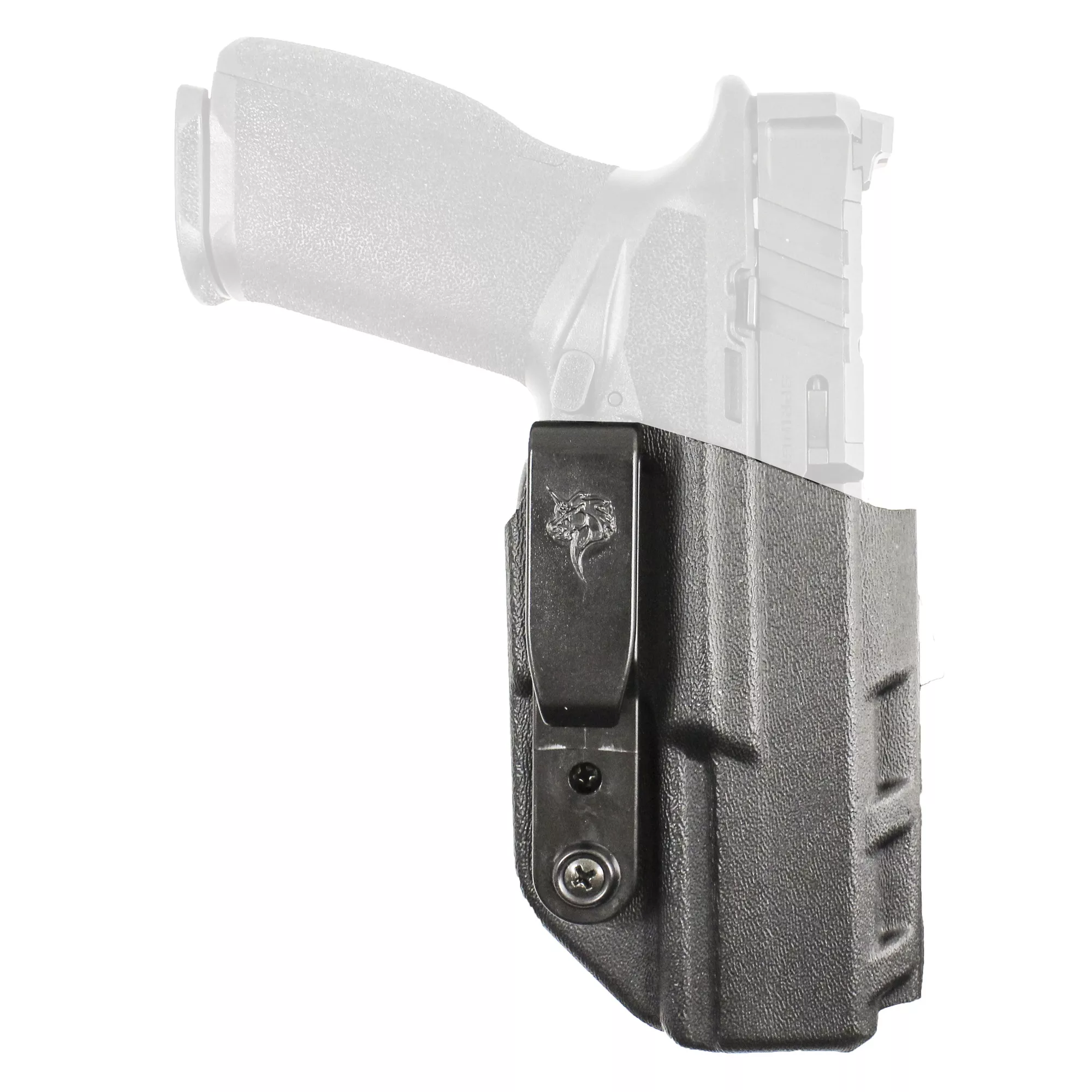DeSantis Gunhide 137KJ0XZ0 Slim-Tuk IWB Black Kydex, Compatible w/Springfield Echelon, Fits 4.50” Barrel, Belt Clip Mount Ambidextrous