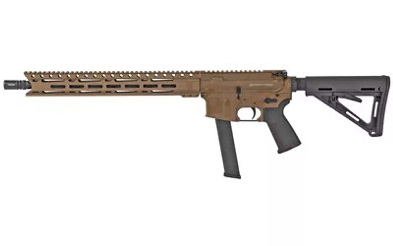 Diamondback DB9R 9mm, 16″ Barrel, Adj MagPul MOE, Bronze, 32rd