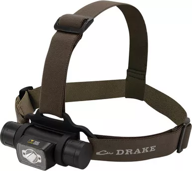 Drake EVO1000 Lumen Headlamp IP67 Light w/ Lock Mode Green Timber OSFM