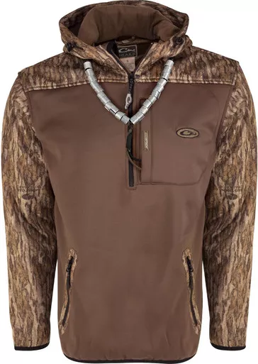 Drake Waterfowl Men's Endurance Hoodie Mossy Oak Bottomland X Large