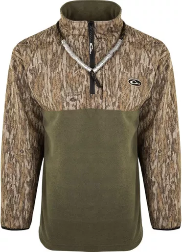 Drake Waterfowl MST 1/4 Zip Refuge HS Eqwader Pullover Bottomland XX-Large