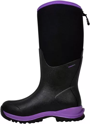 Dryshod Womens Legend MXT Adventure Hi Pull On Boots Black/Purple Size 8