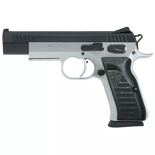 EAA Corp Tanfoglio Witness Elite Match 9mm Pistol, Stainless – 600660