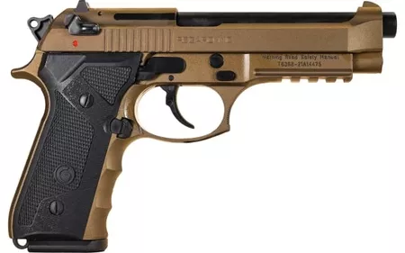 EAA Girsan 390106 Regard Burnt Bronze 9mm 4.9” 19-Rd Black Grip Ambi Safety