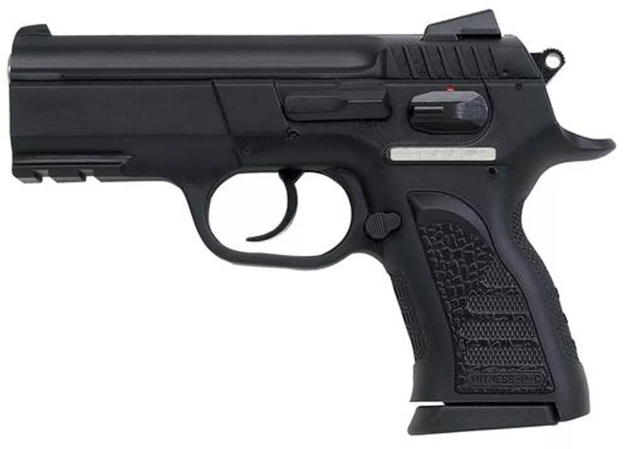 EAA Witness P Compact SA/DA 10mm 3.55″ Barrel, Poly Grip/Frame Black, 12 rd