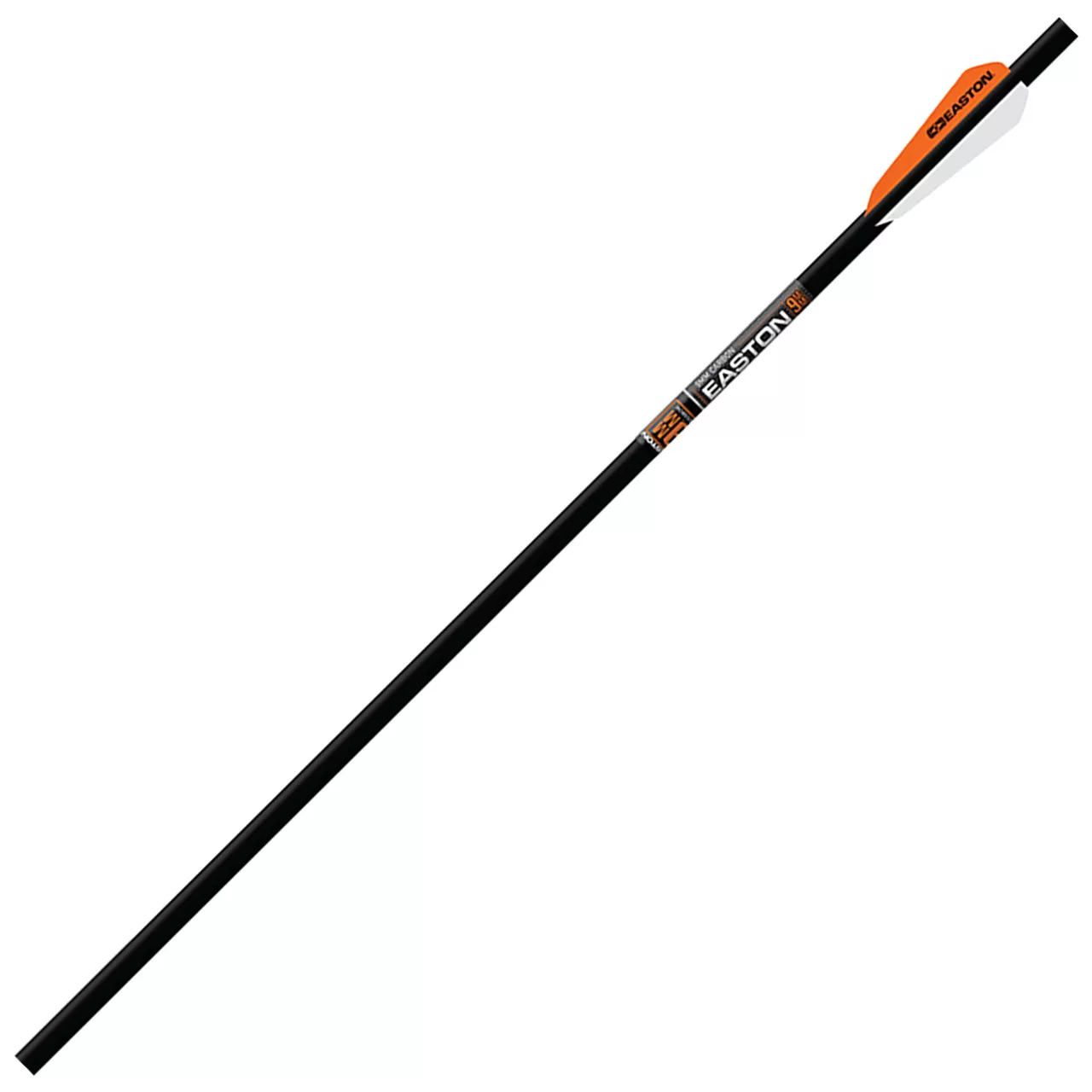 Easton EASTON XBOW BOLT 9MM CARBON 20″ W/3″ VANES HALF MOON 6-PK