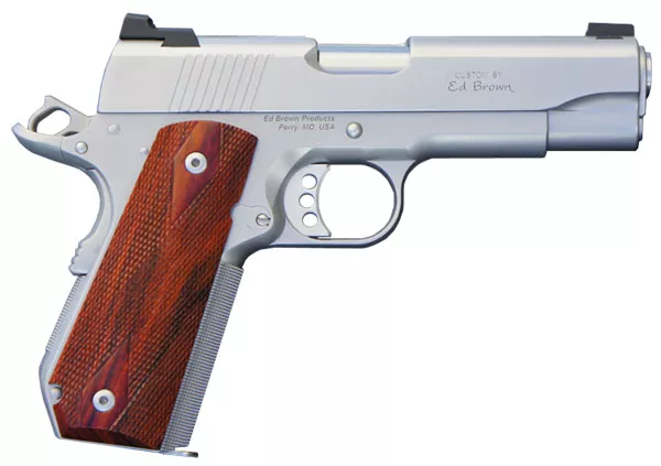 Ed Brown Executive Carry Stainless Bobtail 1911 45 ACP Pistol