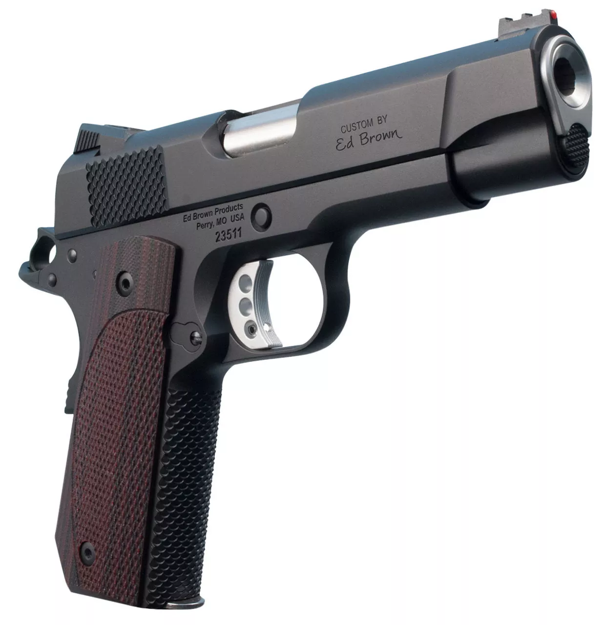 Ed Brown Kobra Carry Lightweight Single 9mm 4.25″ Barrel, FOF Laminate Wood Grip Black Gen4 Stainless Steel, 8rd