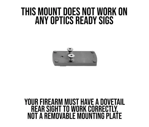 EGW Docter to Sig Sauer P320Red Dot Mount
