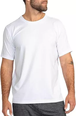 Ejis Men's Regular White T-Shirt
