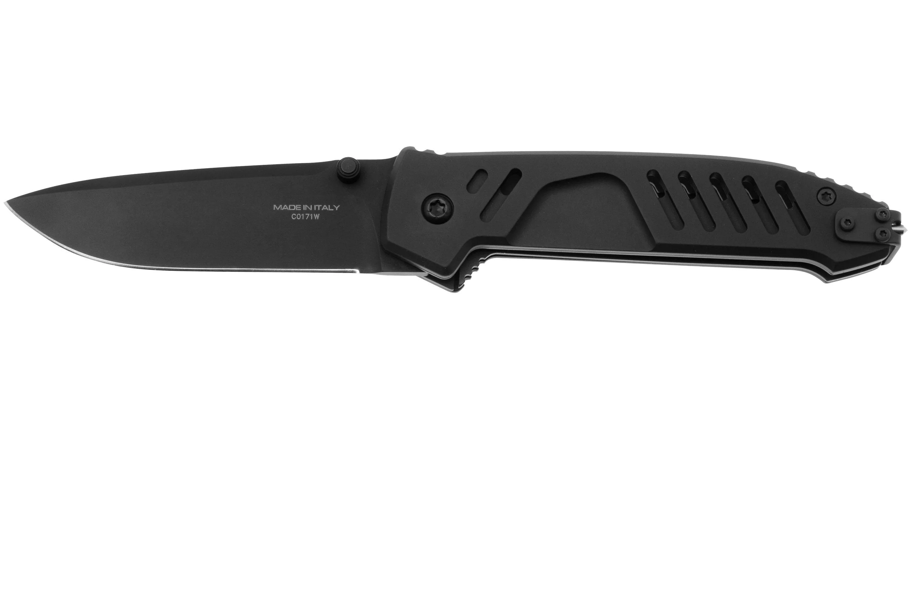 Extrema Ratio MF1 EVO D 04.1000.0232/BLK/BLK, Black Böhler N690, Black Aluminum pocket knife