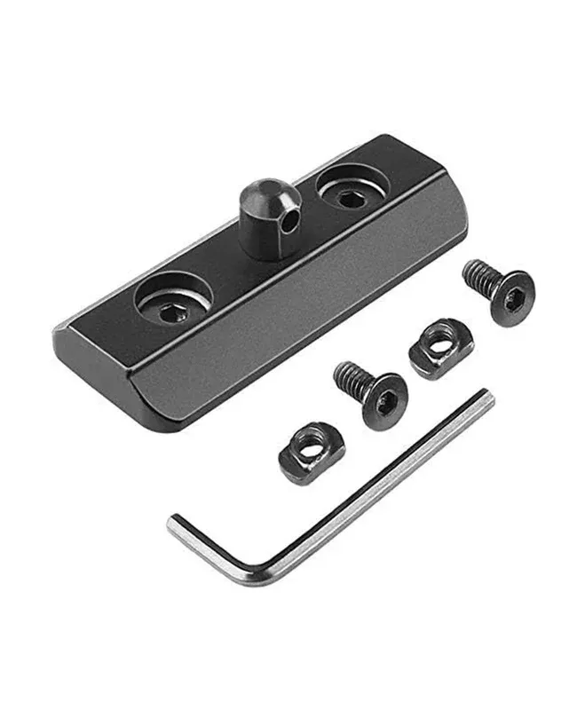 EZshoot Bipod Adapter Bipod Mount for M-Rail 4 T-Nuts 4 Screws 1 Wrench