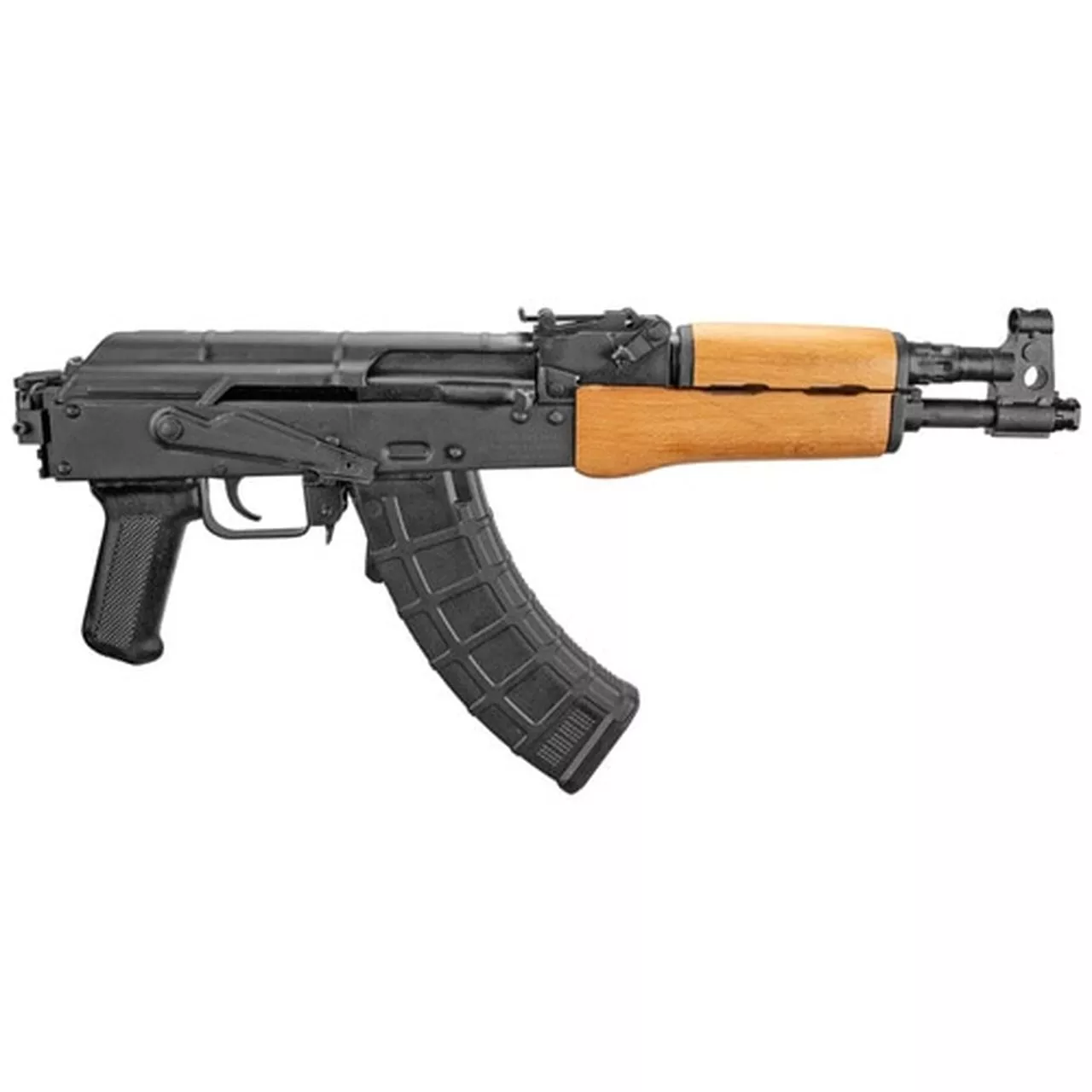 F.A.Cugir Draco AK-47 Pistol, Romanian, 7.62X39, 12.25″ Barrel, Wood Forend, Picatinny Arm Brace Mount, 30Rd Mag