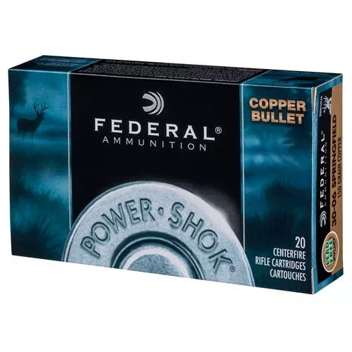 Federal 24385LFA Power-Shok243 Win 85 gr Copper Hollow Point 20 Bx/ 10 Cs