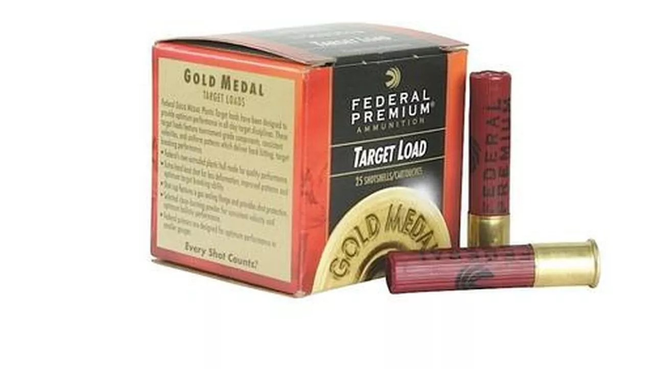Federal Comp Gold Medal Plastic 410 Ga, 2.5″, 1/2oz, 8.5 Shot, 25rd/Box