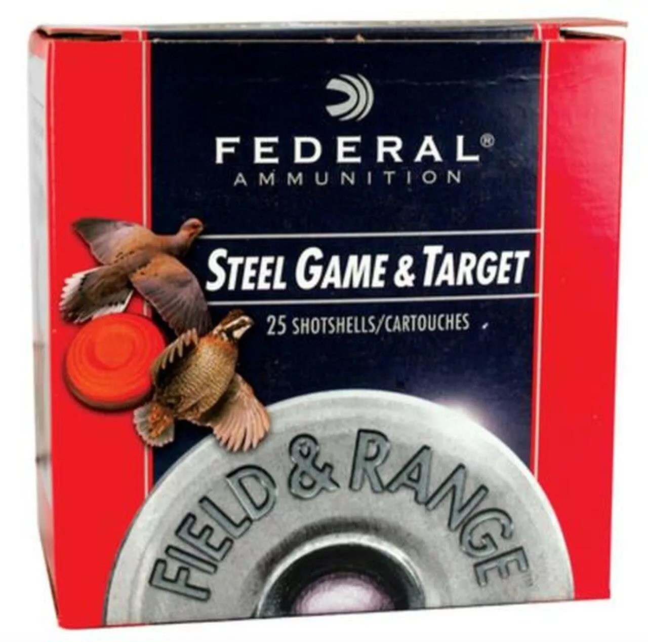 Federal Field and Range Steel 12 Ga, 2.75″, 1375 FPS, 1oz, 6 Shot, 250rd/Case