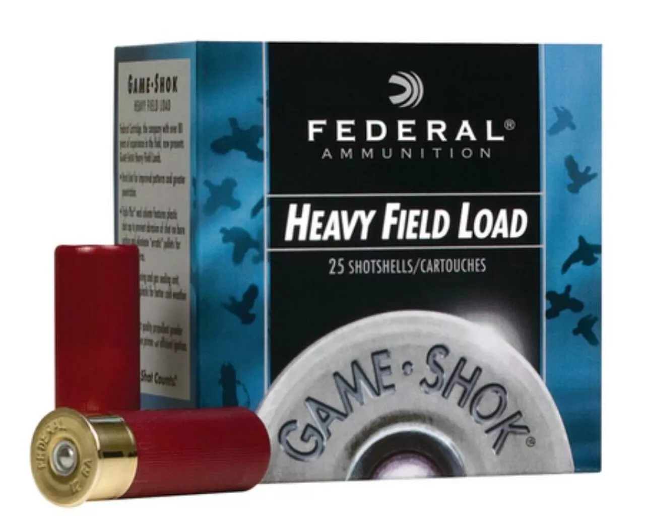 Federal Game-Shok 12 Ga, 2.75″, 1255 FPS, 1.125oz, 6 Shot, 250rd/Case
