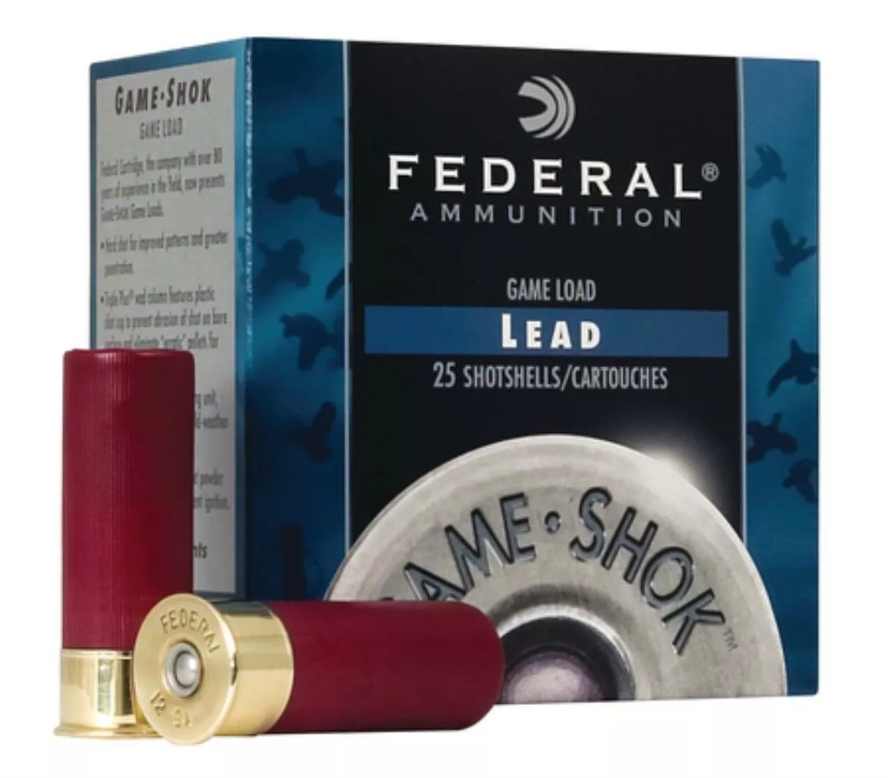 Federal Game-Shok 12 Ga, 2.75″, 1290 FPS, 1oz, 7.5 Shot, 250rd/Case