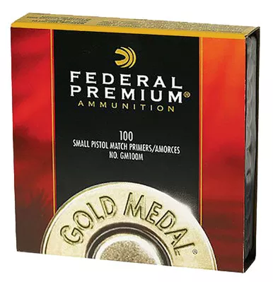 Federal Gold Medal Small Pistol Primers 1000 Count