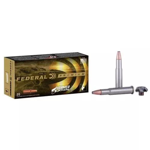Federal LG45701 Premium HammerDown 45-70 Gov 300 gr Bonded Soft Point 20 Bx/ 10 Cs