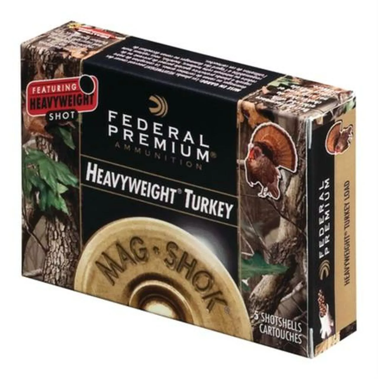 Federal Mag-Shok Heavyweight Turkey Load 10 Gauge 3.5 Inch 1300 FPS 2 Ounce 7 Shot 5 Per Box