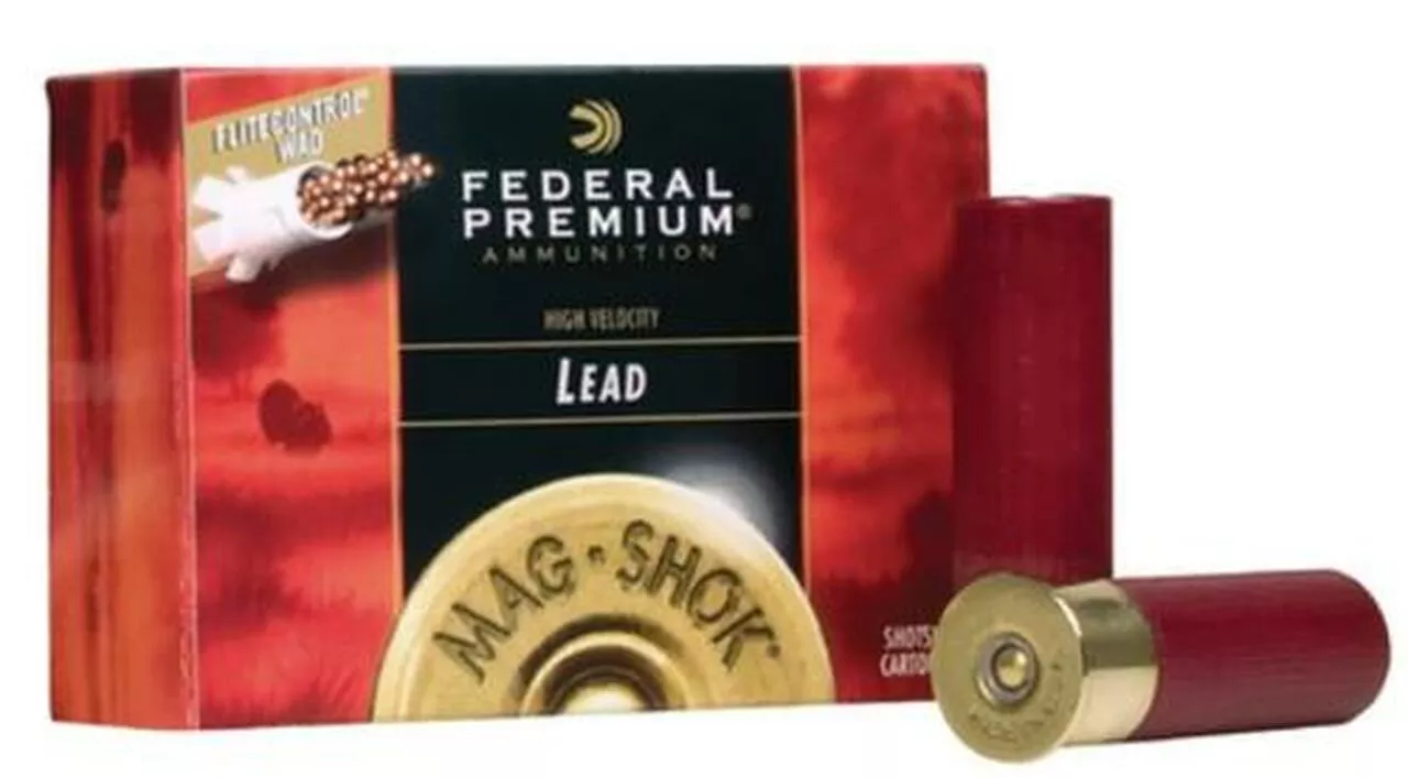 Federal Mag-Shok Turkey Load High Velocity 10 Gauge 3.5 Inch 1300 FPS 2 Ounce 4 Shot 10 Per Box