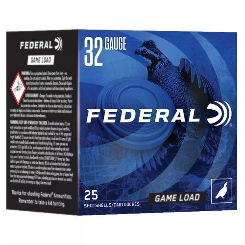 Federal N1328 Game Load32 Gauge 2.50″ 1/2 oz 8 Shot 25 Bx/ 10 Cs