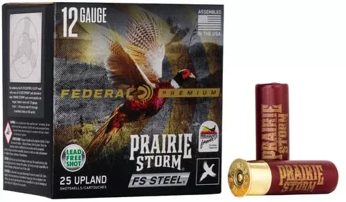 Federal PFSX207FS3 Premium Prairie Storm FS 20Gauge 3″ 7/8oz 3Shot 25 Per Box/10 Case