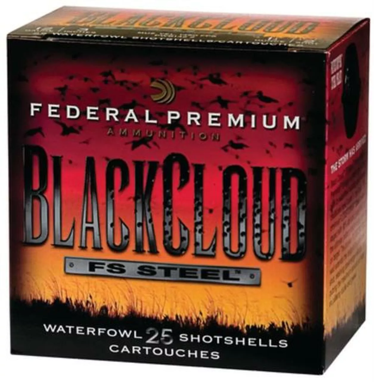 Federal Premium Black Cloud Waterfowl 12 Ga, 3.5″, 1500 FPS, 1.25oz, BBB, 25rd Box