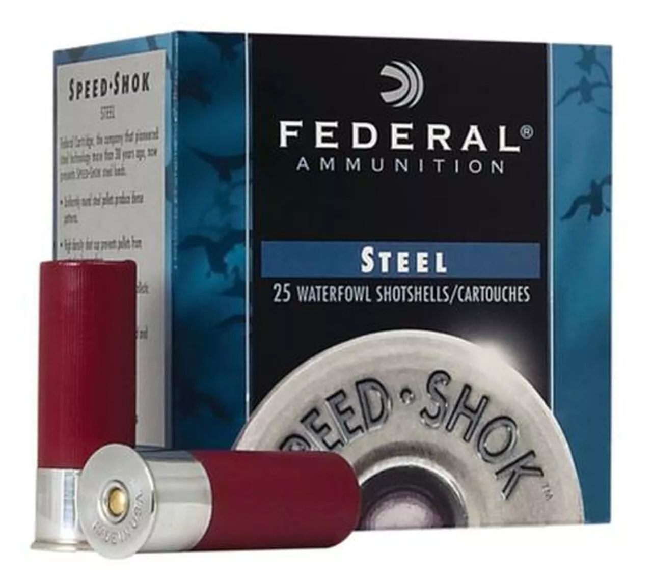 Federal WF1404 Speed-Shok Waterfowl 12 ga 3″ 1-1/4oz 4 Shot 25Bx/10Cs