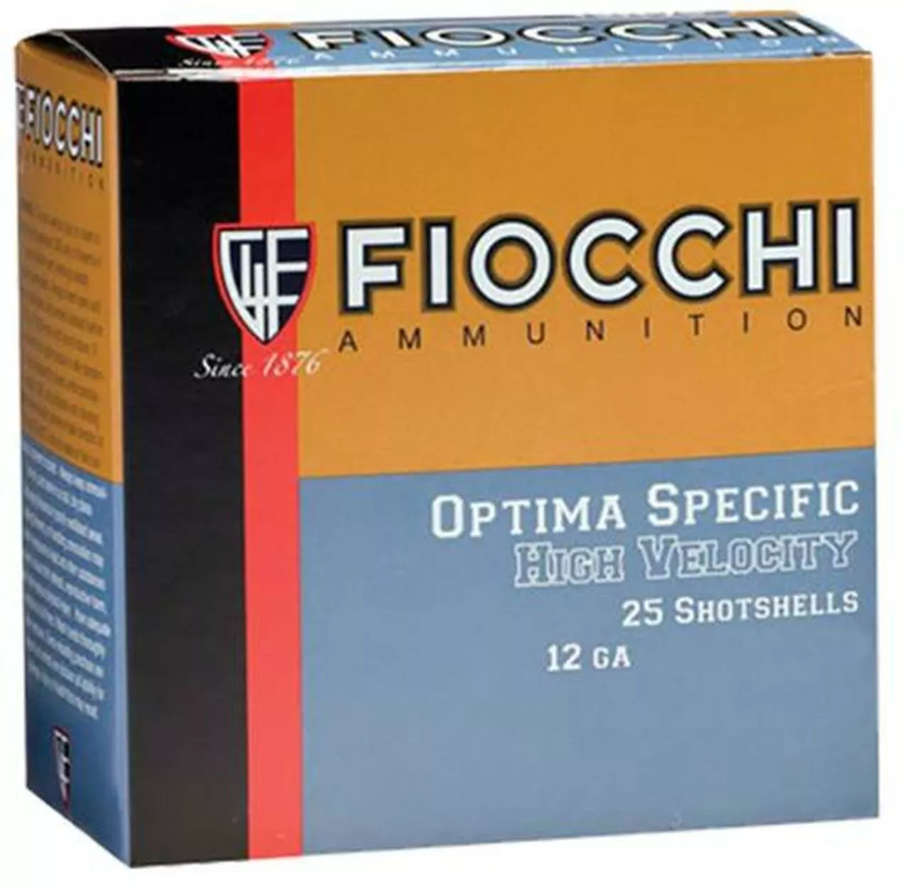 Fiocchi 4 High Velocity Shotshells 12 Ga, 3″, 1-3/4oz, 4 Shot, 25rd/Box
